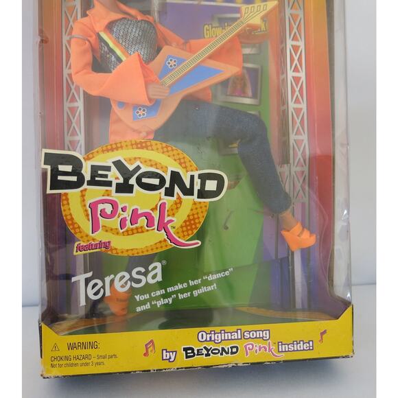 VINTAGE 1998 Beyond Pink Teresa BARBIE #20018 New In Box Mattel Caucasian Music - Picture 4 of 12